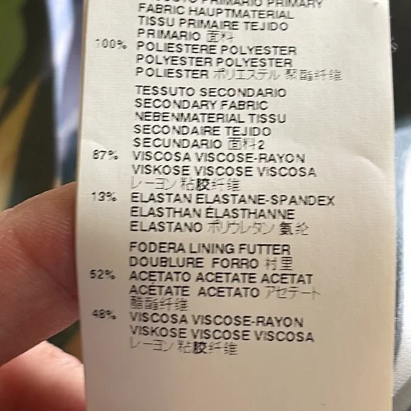 Just Cavalli sleeveless black/white & floral dress - size 38/8 - NWT - Picture 15 of 15